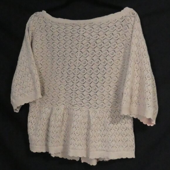 JESSICA - Petite | large (14-16) 16P | Elegant Crochet Cardigan | Single Button - Picture 2 of 16